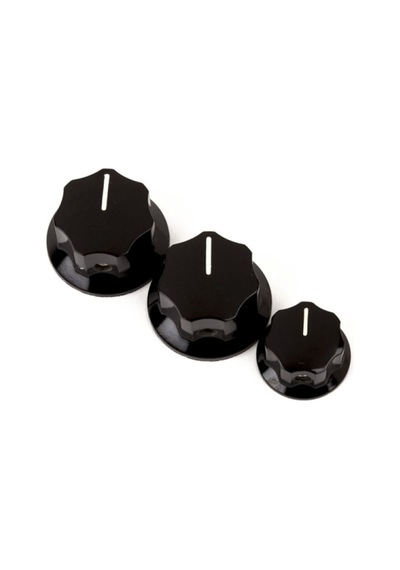 Fender Knobs Most Jazz Bass Models Blk
