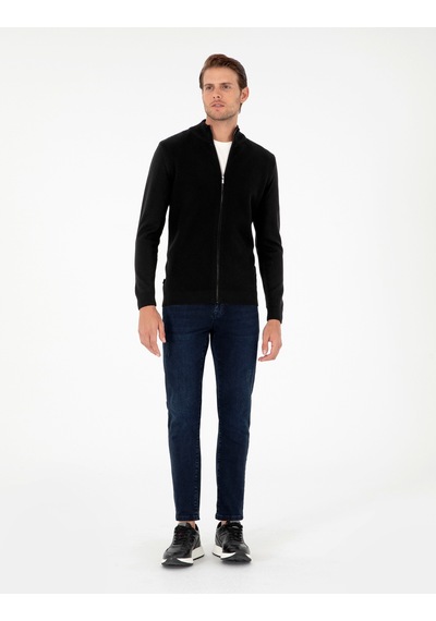 Pierre Cardin Erkek Siyah Hırka Triko 50300497-vr046 Siyah