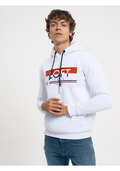Erkek White Sweatshirt Lf2033105 Beyaz