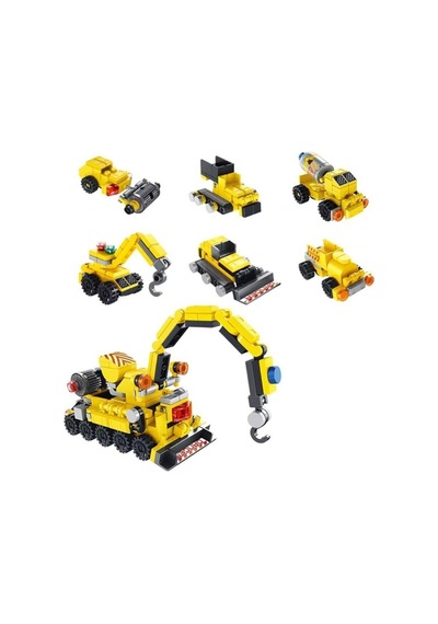 P605002 6 İn 1 Sarı Yumurta Model 45 Parça Blk Oyuncak