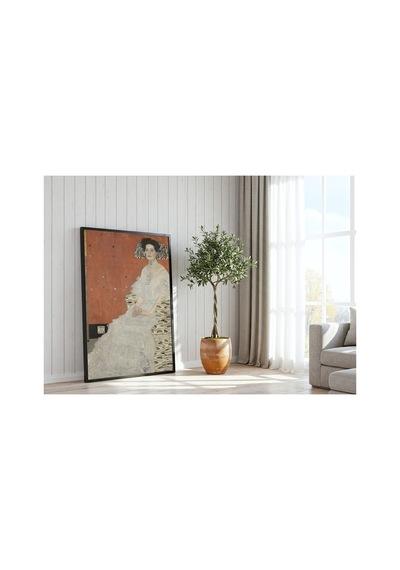 Klimt Fritza Riedler'in Portresi Çerçevesiz Poster 30x42 Cm A3 Tablo Art Nouveau Duvar Dekoru