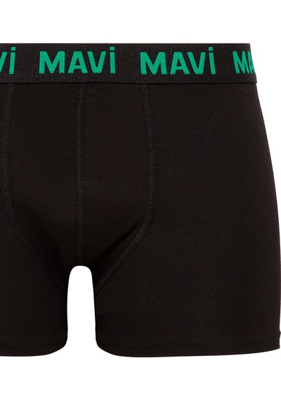 Mavi - Siyah Basic Boxer 0911079-900 Siyah