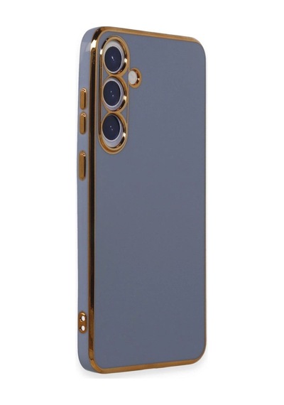 Samsung Galaxy S24 Kılıf Volet Silikon - Mavi