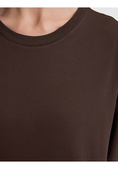 Pierre Cardin Kadın Kahverengi Tişört 50325455-vr029