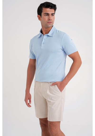 Efor Ts 886 T-shırt Comfort Mavi Casual Mavi