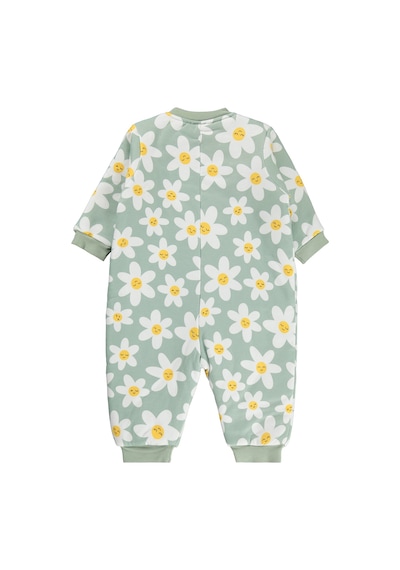 Civil Baby Çiçek Empirme 2.5 Tog Uyku Tulumu - Yeşil Çağla Yeşili