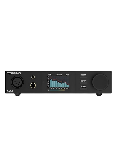 Topping Audio Dx5 Iı Dac & Kulaklık Amplifikatörü Siyah