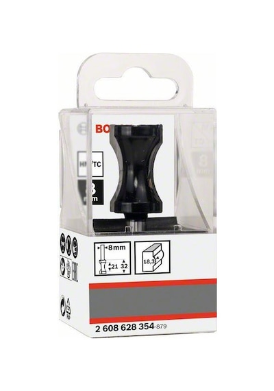 Bosch Standard W Yassıçubuk Freze 8X20.6X63.5 Mm 2608628354