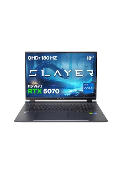 Game Garaj Slayer X7T Xl-5070 C3 i7-14650HX 32 GB 2 TB SSD RTX5070 18"  Dos Dizüstü Bilgisayar