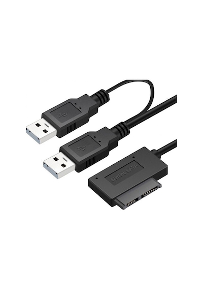 Usb 2.0 7+6 13pim Slimline Sata Notebook Cd/dvd Rom Optik Sürücü Kablosu