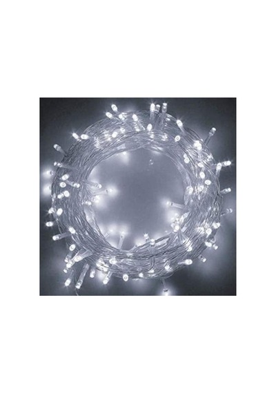 10 Metre 100 Ledli Eklemeli Animasyonlu Beyaz Led Işık Beyaz