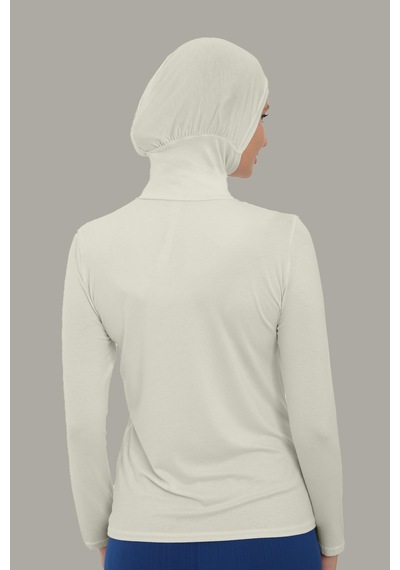 Sonbaharmoda Kadın Uzun Kollu Body Boyunluklu Boneli Tam Badi Boğazlı Likralı Penye Ekru Sonbaharmoda Kadın Uzun Kollu Body Boyunluklu Boneli Tam Badi Boğazlı Likralı Penye Ekru