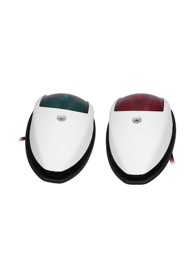 Tekne Seyir Feneri. 12v. Beyaz. Led. İskele Sancak Lambası