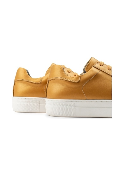 Deery Hakiki Deri Sarı Sneaker Kadın Ayakkabı Sarı