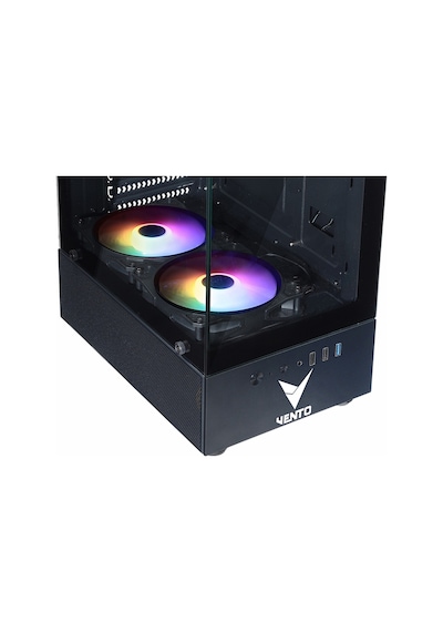 Vento Vg2803f 650w 80+ Bronz Usb 3.2 Rgb Atx Mid Tower Siyah Kasa