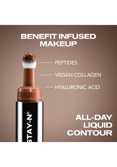 Sacheu Contour Stay-n Uzun Süre Kalıcı Likit Kontür 01 Giving Sass 9.57ml