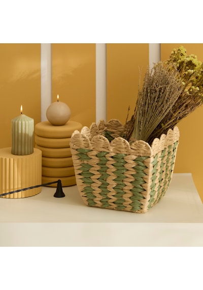 Karaca Home Knit Dekoratif Sepet Organizer 40x28x19 Cm Kahverengi