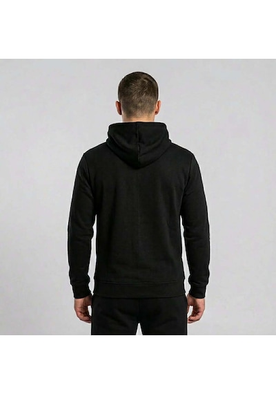 Siyah Joma Erkek Günlük Sweatshirt Indoor Gym Zip-up Hoodie 4141309