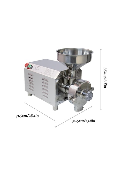 Dalle Hk-860 Kuru Gıda,baharat Öğütme Değirmeni