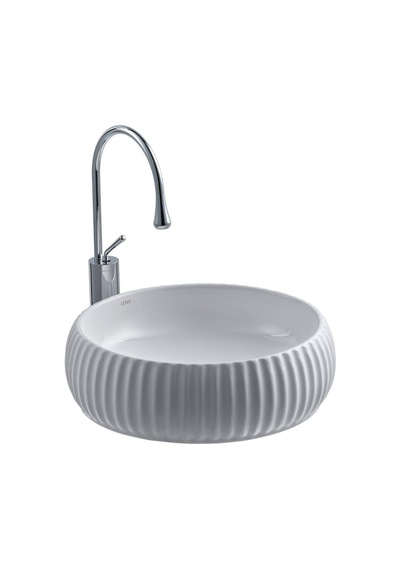 Lena - Tezgah Üstü Porselen Lavabo - E-4161- Beyaz