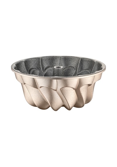 Emsan Golden Flora Döküm Kek Kalıbı 25 Cm Gold