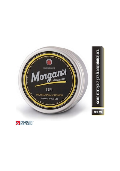 Morgan's Pomade Strong Hold Gel - Yüksek Tutuşlu Şekillendirici Jel 100 ML