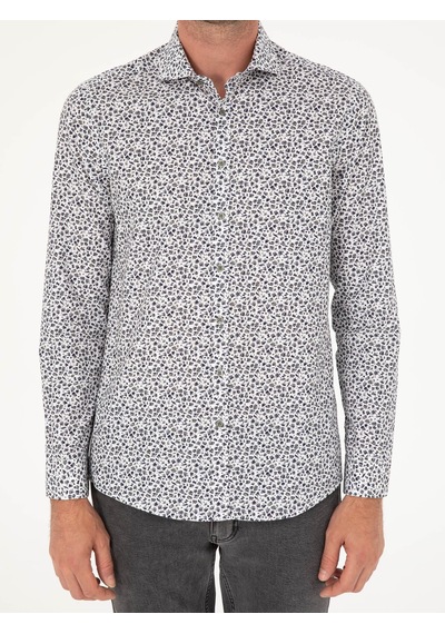Cacharel Haki Slim Fit Uzun Kollu Gömlek Yeşil Cacharel Haki Slim Fit Uzun Kollu Gömlek Yeşil