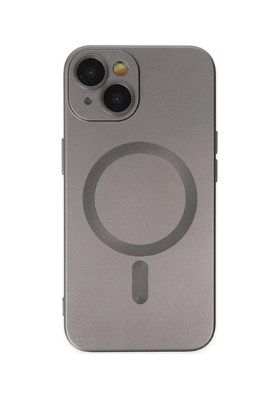 Apple Apple Uyumlu iPhone 14 Plus Kılıf Moshi Lens Magneticsafe Silikon - Füme 0.2M-Çok Renkli