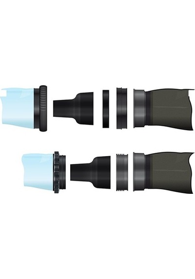 Sı Tech Kuru Elbise Kol Değişim Seti Quıck Cuff. Silikon Çok Renkli