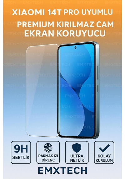 Xıaomi Mi 14t Pro Premıum Kırılmaz Cam Ekran Koruyucu