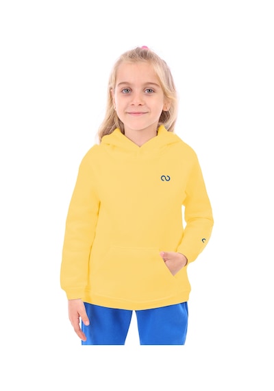 Toontoy Kids Toontoy Unisex Çocuk Nakışlı Sweatshirt Hardal