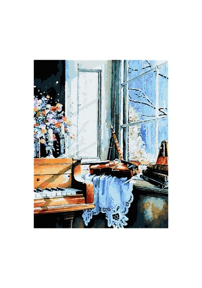 Orkestral Çerçeveli 50x65 Sayılarla Boyama Hobi Seti Diğer