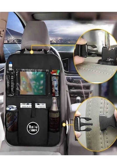Araç Koltuk Arkası Organizer Tablet Telefon Tutucu Araba Içi Düzenleyici Oto Koltuk Tutucu