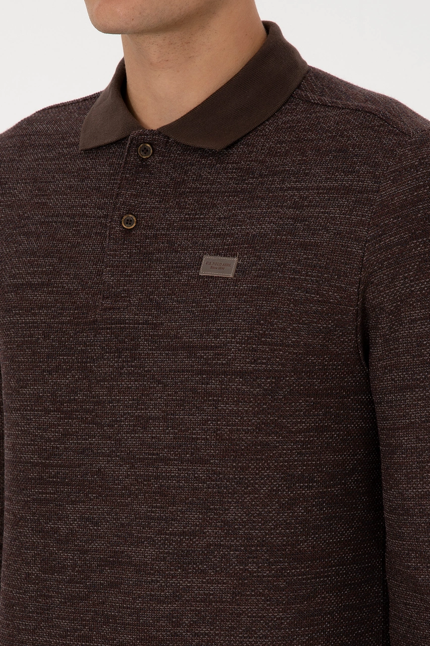 U.s. Polo Assn. Erkek Kahverengi Sweatshirt 50307730-vr029 Kahverengi