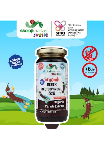 Ekoloji Market Organik Bebek Keçiboynuzu Özü 290 G
