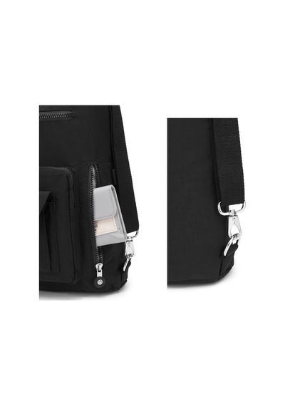 Hem Sırt Hem De Omuz Kadın Çantası Smart Bags 1205 Siyah