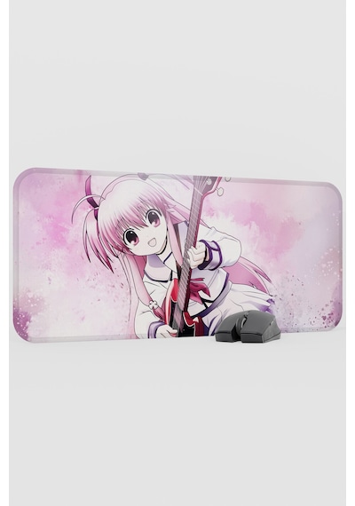 Angel Beat S Anime V4 - 70x30 Xl Gaming Kauçuk Kaymaz Taban Mouse Pad Fare Altlığı