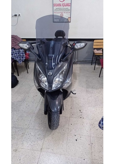 Motocam Sym Joymax 250 İ Ön Cam 2013-2016 Model 65cm Füme Renkli 4mm Orta Boylu