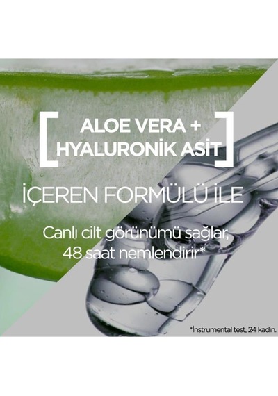 Garnier Hyaluronik Günlük Nemlendirici Aloe Jel 50 ML + Hyaluronik Aloe Temizleme Jeli 200 ML