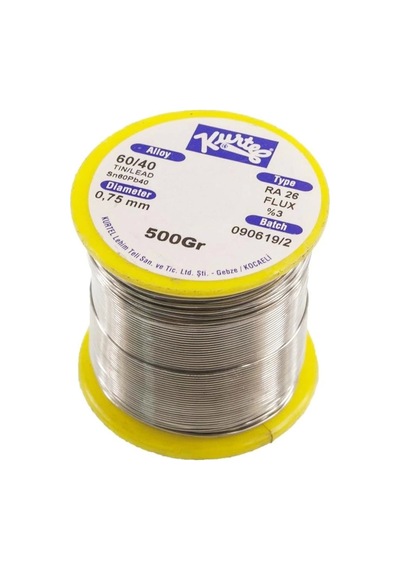 Lehim 500gr 0.75mm 60/40 Kurtel