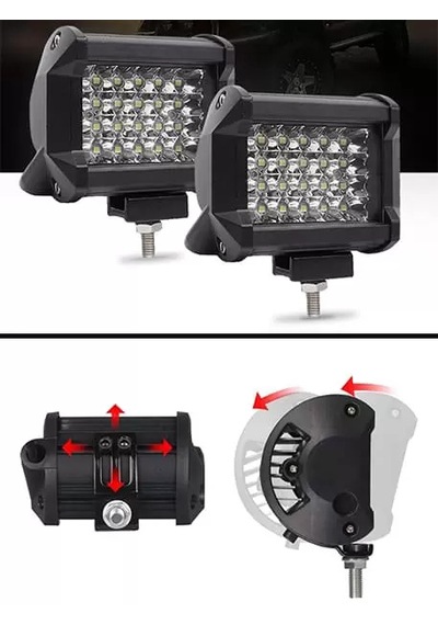 Sis Lambası Beyaz 24 Led 72w 12v Set
