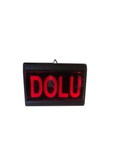 Dolu Tabelası Kasa Ölçüsü: 9x17 Cm