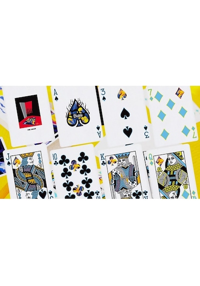 Bicycle Ultra Diablo By Gemini Blue Premium Cardistry Oyun Kağıdı İskambil Kartları Destesi