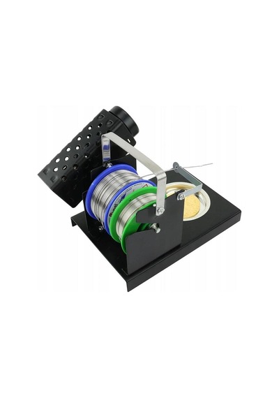 Havya Sehpası - Havya Standı Ltj217 Metal Lehim Makara Ve Kalem Havya Tutuculu 110x160 Mm Süngerli