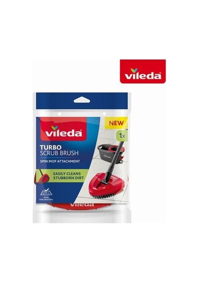 Vileda Turbo Scrub Brush Yedek Fırça Başlığı, Turbo İle Uyumlu, Zorlu Lekeler İçin 8'li Paket