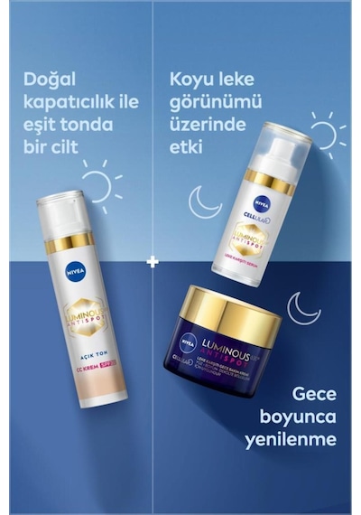 Nıvea Lumınous Leke Karşıtı Cc Krem Açık Ton 40 Ml