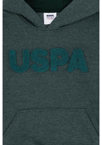 U.S. Polo Assn.  Erkek Çocuk Koyu Yeşil Basic Sweatshirt 50289142-VR079