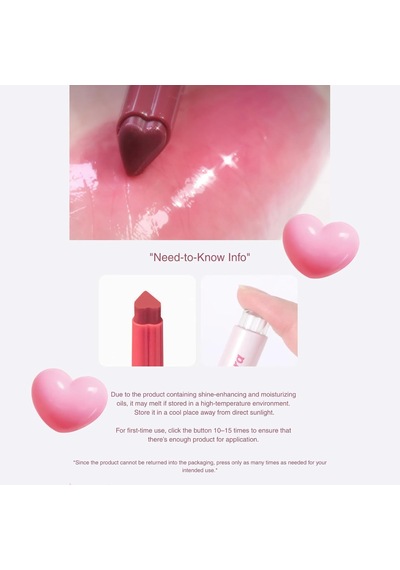 Yoğun Nemlendirici, Parlak Bitişli Balm Heart Jam Glow Lip 5 Berry Coke