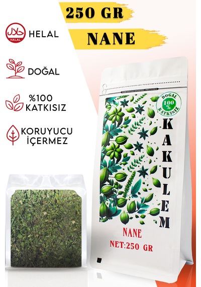 Kakulem Gaziantep Nizip Usulü Kurutulmuş Nane 250 G