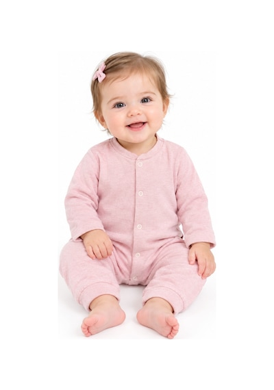 Gülerçocuk Kız Bebek Tulum Pudra Pembe Soft Pamuklu Penye Likralı, Çıtçıtlı, Uzun Kollu Yenidoğan Bebek Tulumu, Günlük Ve Uyku Tulumu Pembe Pembe Gülerçocuk Kız Bebek Tulum Pudra Pembe Soft Pamuklu Penye Likralı, Çıtçıtlı, Uzun Kollu Yenidoğan Bebek Tulumu, Günlük Ve Uyku Tulumu Pembe Pembe